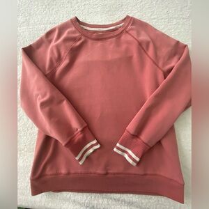 L.L. Bean Dusty Rose Crewneck Top